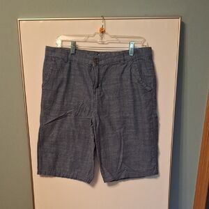 Youth Boy's Casual Blue Chambray Shorts